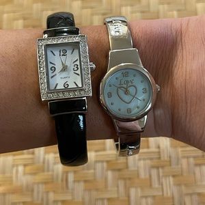 Two vintage Avon Cuff Watches